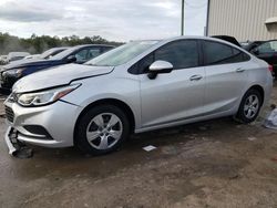 Vehiculos salvage en venta de Copart Apopka, FL: 2018 Chevrolet Cruze LS
