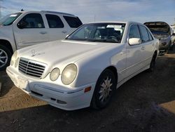 Mercedes-Benz e-Class salvage cars for sale: 2001 Mercedes-Benz E 320