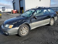 Salvage cars for sale from Copart Airway Heights, WA: 2003 Subaru Legacy Outback Limited