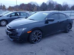 Salvage cars for sale at Assonet, MA auction: 2021 Honda Civic Sport