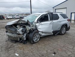 Salvage cars for sale at Chicago Heights, IL auction: 2022 Chevrolet Traverse LT