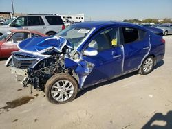 Salvage cars for sale at Grand Prairie, TX auction: 2016 Nissan Versa S