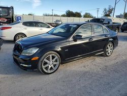Salvage cars for sale at Oklahoma City, OK auction: 2012 Mercedes-Benz C 350