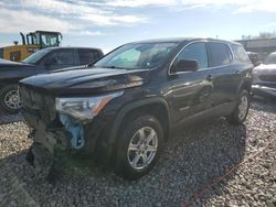 Salvage cars for sale at Wayland, MI auction: 2018 GMC Acadia SLE