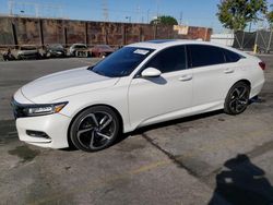 Honda salvage cars for sale: 2018 Honda Accord Sport