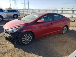 Salvage cars for sale at Elgin, IL auction: 2015 Hyundai Elantra SE