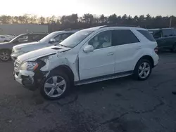 Salvage vehicles for parts for sale at auction: 2010 Mercedes-Benz ML 350 4matic