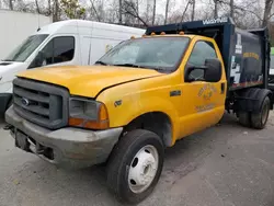Salvage trucks for sale at North Billerica, MA auction: 2000 Ford F450 Super Duty