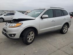 Salvage cars for sale from Copart Grand Prairie, TX: 2011 Hyundai Santa FE Limited