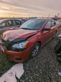 Salvage cars for sale from Copart Ontario Auction, ON: 2014 Nissan Sentra S