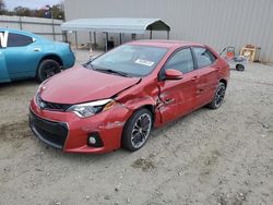 Salvage cars for sale at Spartanburg, SC auction: 2016 Toyota Corolla L