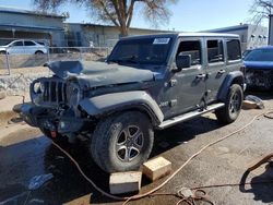 Salvage cars for sale from Copart Albuquerque, NM: 2019 Jeep Wrangler Unlimited Sport