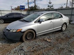 Salvage cars for sale at Hillsborough, NJ auction: 2008 Honda Civic LX