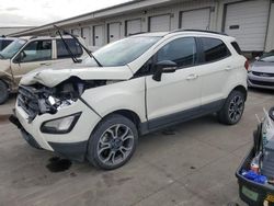 Salvage cars for sale at Louisville, KY auction: 2020 Ford Ecosport SES