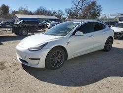 Salvage cars for sale at Wichita, KS auction: 2020 Tesla Model 3