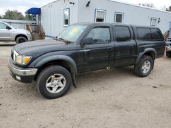 Salvage cars for sale from Copart Lyman, ME: 2002 Toyota Tacoma Double Cab