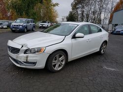 Salvage cars for sale at Portland, OR auction: 2015 Volvo S60 Platinum