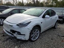 Salvage cars for sale at Franklin, WI auction: 2021 Tesla Model Y