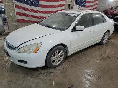 Salvage cars for sale from Copart Columbia, MO: 2007 Honda Accord EX