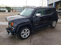 Salvage cars for sale at Chicago Heights, IL auction: 2016 Jeep Renegade Limited