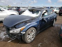Vehiculos salvage en venta de Copart Elgin, IL: 2018 Infiniti Q70 3.7 Luxe