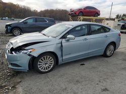 Salvage cars for sale from Copart Windsor, NJ: 2014 Ford Fusion SE Hybrid