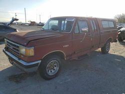 Salvage cars for sale at Oklahoma City, OK auction: 1991 Ford F150