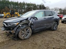 Salvage cars for sale at North Billerica, MA auction: 2021 Honda CR-V EXL