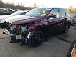 Toyota Highlander salvage cars for sale: 2018 Toyota Highlander SE