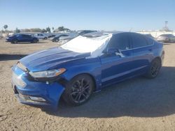 Salvage cars for sale from Copart Bakersfield, CA: 2018 Ford Fusion SE