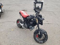 Salvage cars for sale from Copart Anthony, TX: 2020 Honda Grom 125