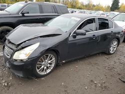 Salvage cars for sale at Portland, OR auction: 2008 Infiniti G35