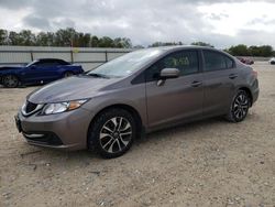 Salvage cars for sale from Copart New Braunfels, TX: 2014 Honda Civic EX