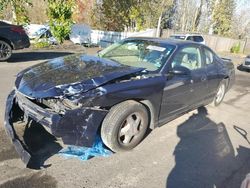 Salvage cars for sale from Copart Portland, OR: 2002 Chevrolet Monte Carlo SS