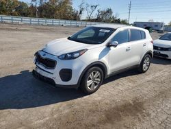 Salvage cars for sale at Bridgeton, MO auction: 2018 KIA Sportage LX