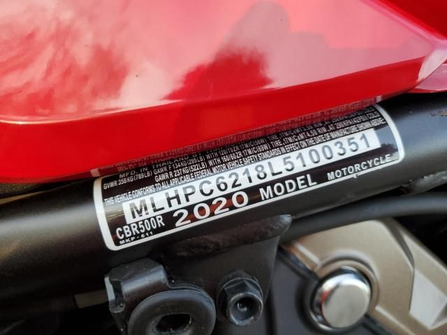 2020 Honda CBR500 R