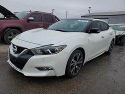 Salvage cars for sale from Copart Chicago Heights, IL: 2016 Nissan Maxima 3.5S