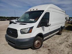 Salvage cars for sale from Copart Houston, TX: 2017 Ford Transit T-350 HD