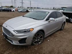 Vehiculos salvage en venta de Copart Elgin, IL: 2019 Ford Fusion SEL