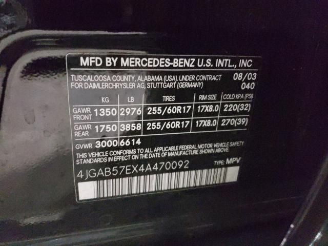 2004 Mercedes-Benz ML 350