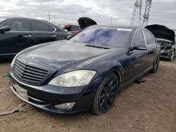 Salvage cars for sale at Elgin, IL auction: 2007 Mercedes-Benz S 550 4matic