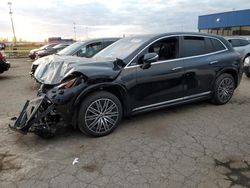 Salvage cars for sale at Woodhaven, MI auction: 2023 Mercedes-Benz EQS SUV 580 4matic