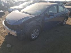 Honda salvage cars for sale: 2013 Honda Civic LX