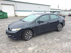 Salvage cars for sale from Copart Leroy, NY: 2015 Honda Civic EXL