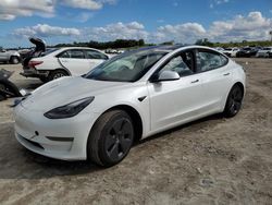 Tesla Model 3 salvage cars for sale: 2022 Tesla Model 3