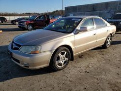 Salvage cars for sale from Copart Fredericksburg, VA: 2002 Acura 3.2TL
