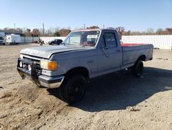 Ford F250 salvage cars for sale: 1990 Ford F250