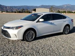 Salvage cars for sale from Copart Mentone, CA: 2017 Toyota Avalon XLE