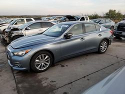 Vehiculos salvage en venta de Copart Grand Prairie, TX: 2017 Infiniti Q50 Premium