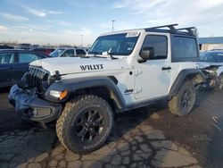 Salvage cars for sale at Woodhaven, MI auction: 2021 Jeep Wrangler Sport